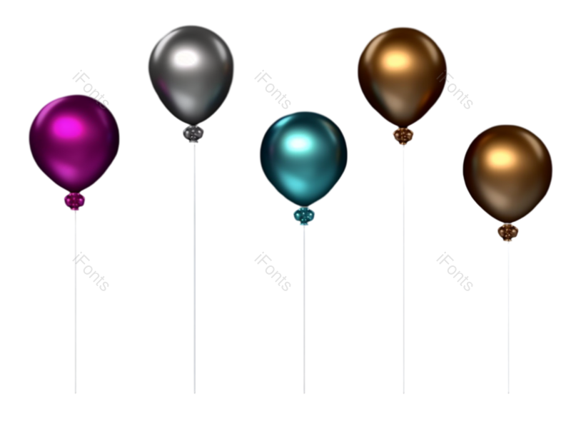 装饰图片,节日元素,狂欢节PNG,金属质感免抠素材